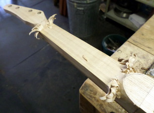 Carving a neck